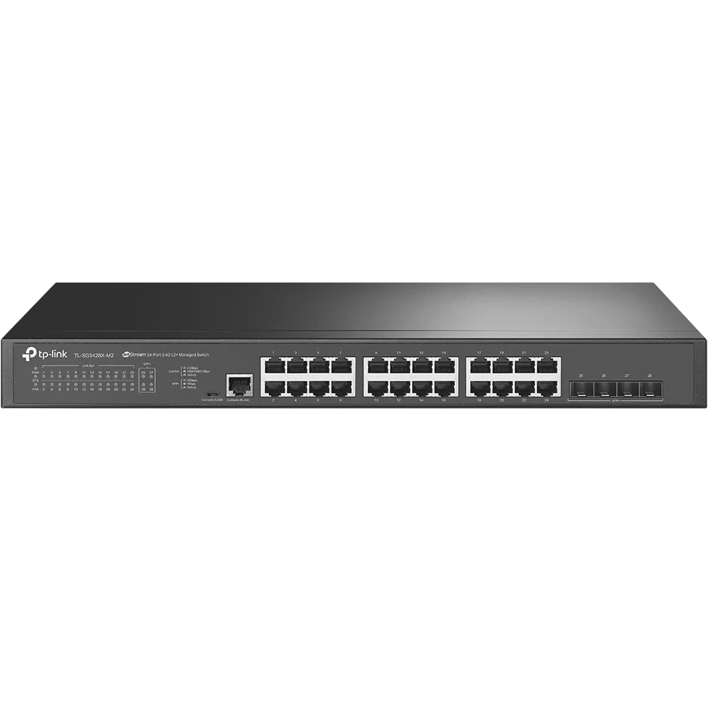 24-портов комутатор TP-Link TL-SG3428X-M2 JetStream 2.5GBASE-T L2+ управляван с 4 10GE SFP+ слота - Image 106