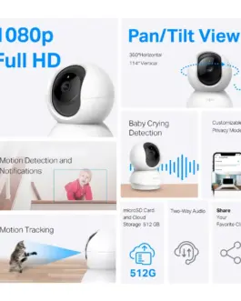 Alternative view of Wi-Fi Pan/Tilt камера за наблюдение TP-Link Tapo C200C