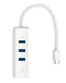 USB Type-C 3-портов хъб и гигабитов Ethernet адаптер TP-Link UE330C