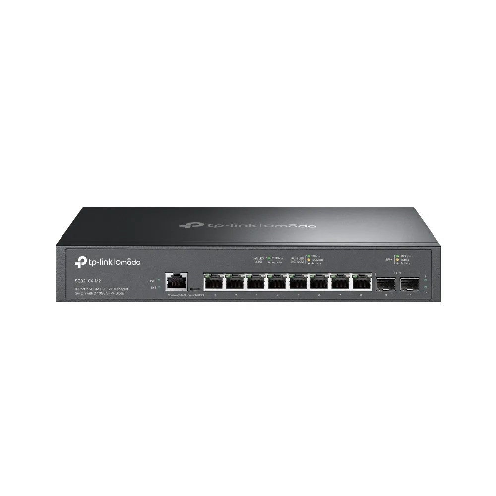 8-портов 2.5 Gbps L2+ управляем комутатор TP-Link Omada SG3210X-M2 - Image 13