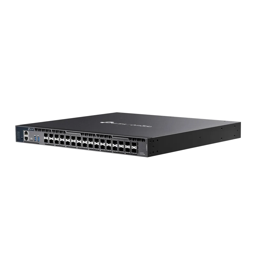26-портов 10G модулен L3 управляван агрегационен комутатор с 6 25G слота TP-Link Omada SX6632YF - Image 3