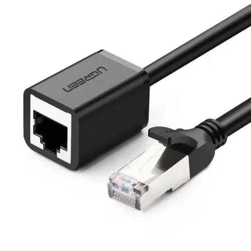 Мрежов кабел Ugreen Ethernet RJ45 Cat 6 FTP 1000Mbps 2м (NW112 11281) - черен