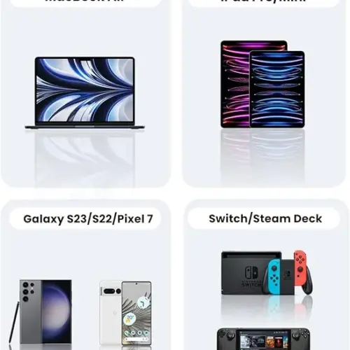 Alternative view of Кабел Ugreen US286 50997 USB-C/USB-C 3А,DATA,1м - черен