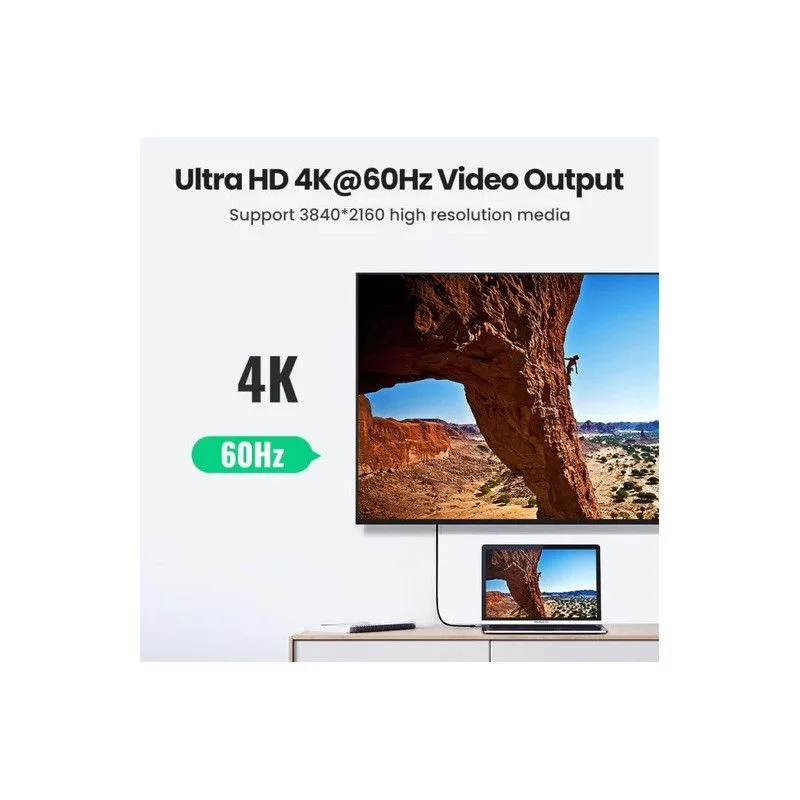 Кабел Ugreen US355 80150 USB-C 3.1 Gen 2 / USB-C 3.1 Gen 2, 1 м, 100W - черен - Image 44