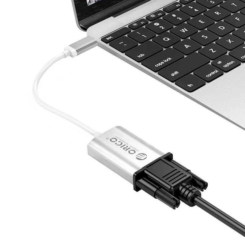 Адаптер USB Type-C към VGA Silver Orico XC-102-SV - Image 117
