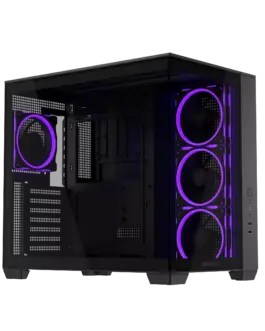 Alternative view of Кутия за компютър ASUS A32 PLUS Tempered Glass + 4 ARGB Вентилатора - Black
