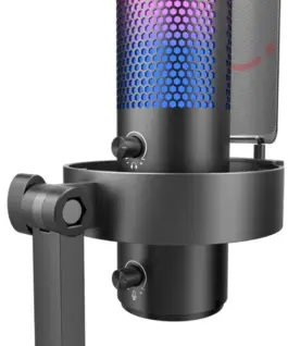 Alternative view of Настолен микрофон FIFINE A9 RGB 4 Polar Patterns- Black