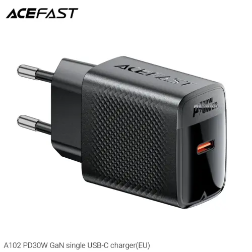 Acefast Универсално зарядно за стена Charger Wall GaN PD30W – A102 – USB-C x 1