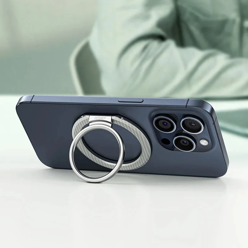 Acefast Магнитен ринг за телефон Mobile phone Magnetic ring holder - Aluminum - P1 Black - Image 229