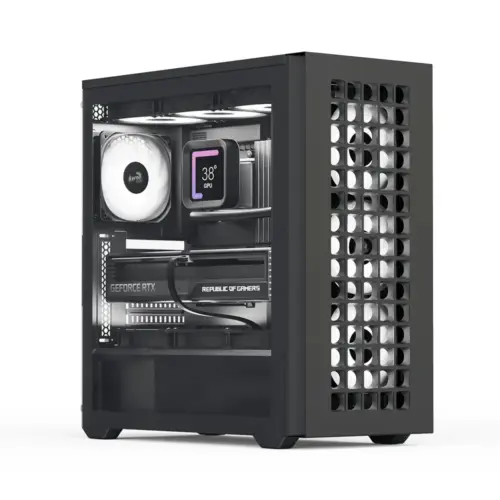 AeroCool кутия Case ATX - D502A Black Addressable RGB