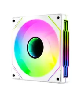 AeroCool вентилатор Fan 120mm Phantom M-3R - Infinity Mirror ARGB REVERSE - White