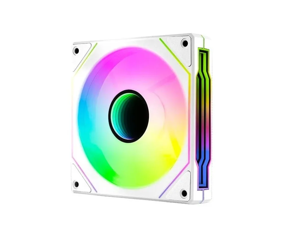 AeroCool вентилатор Fan 120mm Phantom M-3 - Infinity Mirror ARGB - White