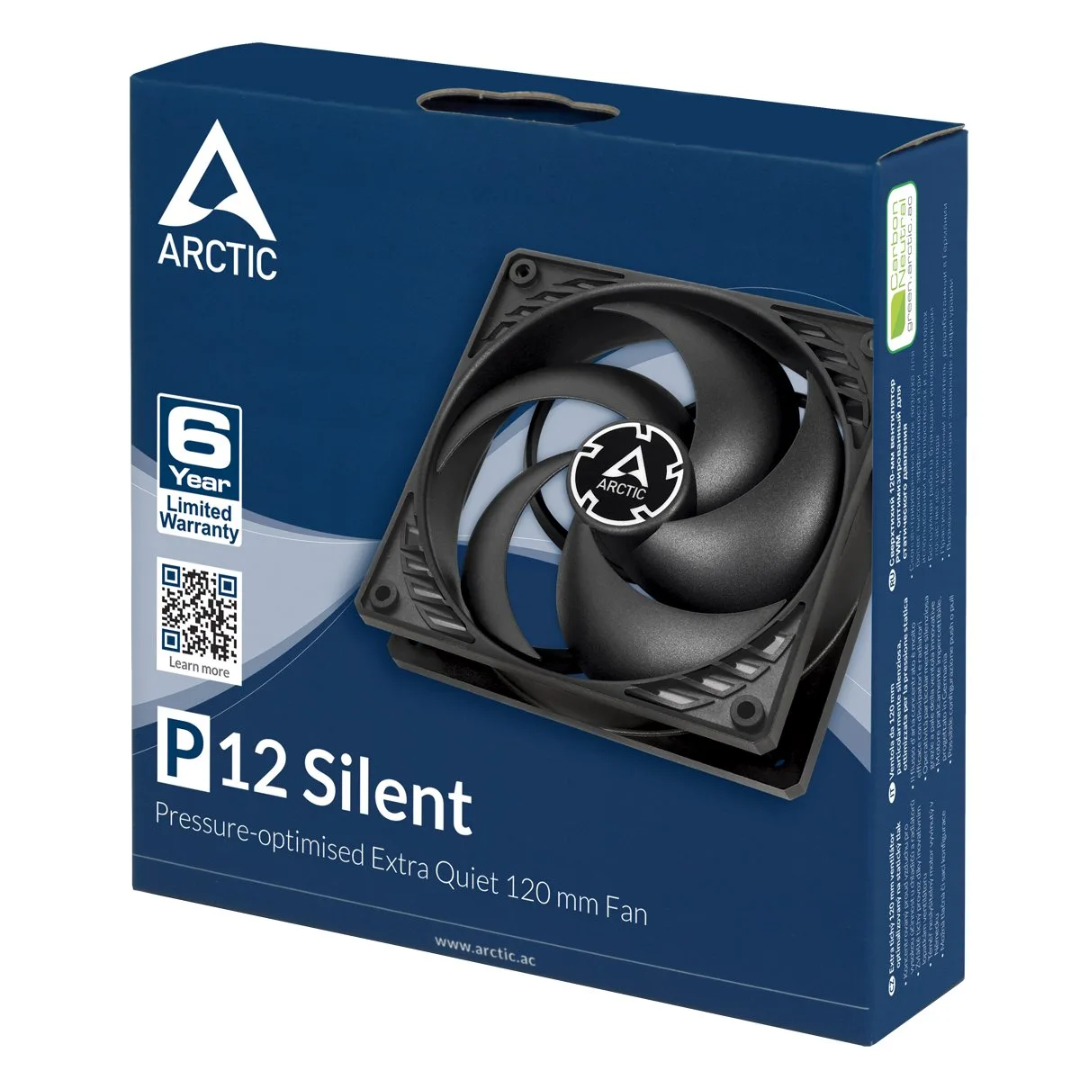 Arctic тих вентилатор Fan 120mm P12 Silent black/black - ACFAN00130A - Image 120