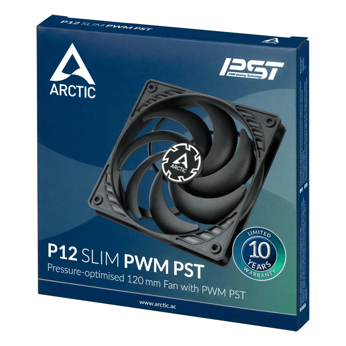 Arctic управляем вентилатор Fan 120x120x15mm - P12 SLIM PWM PST - 300-2100 RPM - Image 145