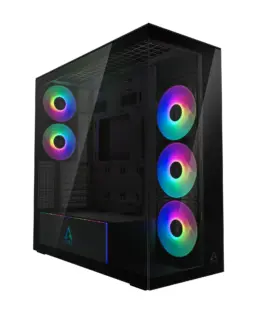 Arctic кутия Case E-ATX - Xtender (Mirror Black) - 5 A-RGB Fans included