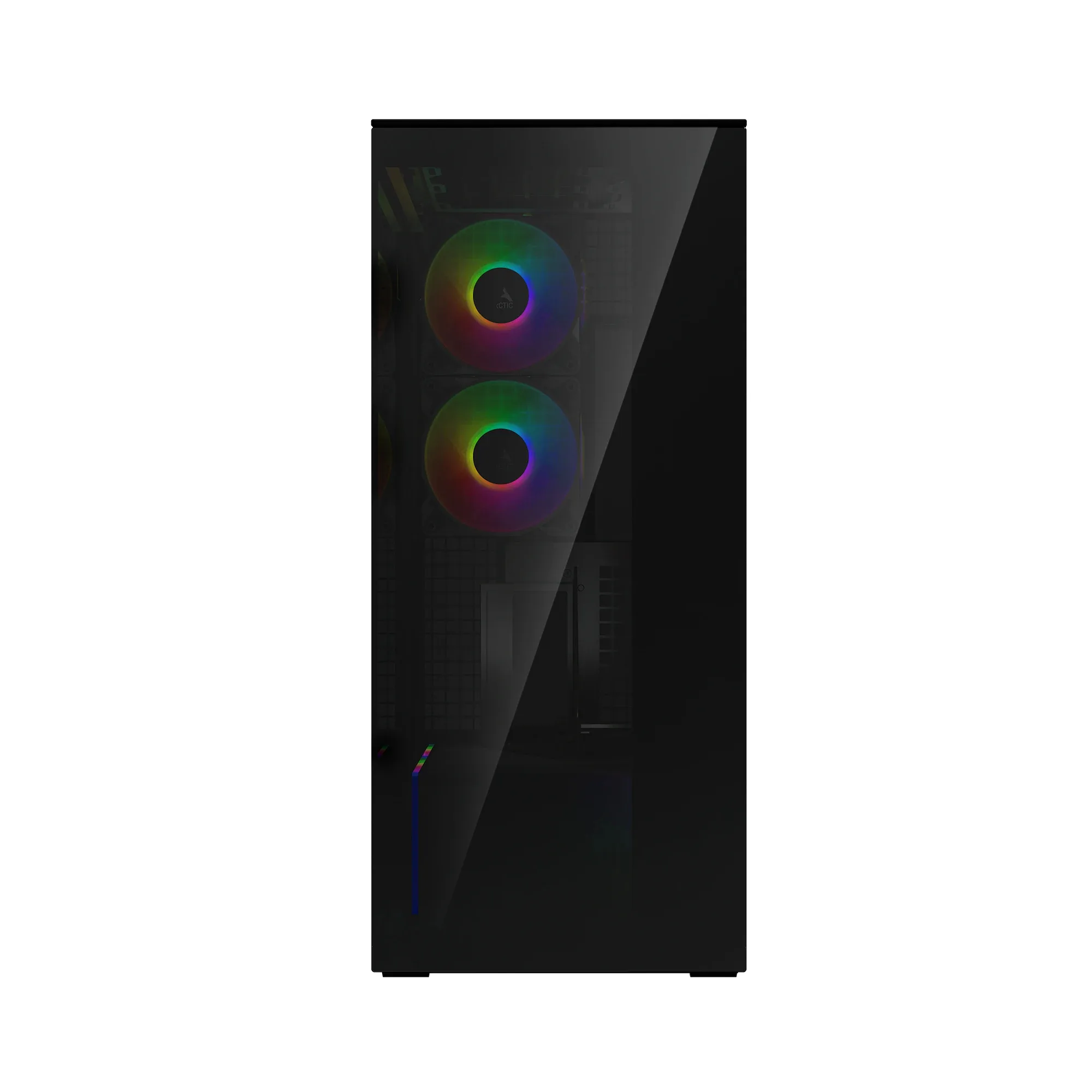 Arctic кутия Case E-ATX - Xtender VG (Black) - PCIe Gen 4 riser included, 5 A-RGB Fans included - Image 102