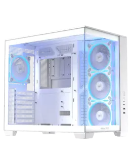 Alternative view of Кутия за компютър ASUS A32 PLUS Tempered Glass + 4 ARGB Вентилатора - White