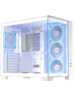 Alternative view of Кутия за компютър ASUS A32 PLUS Tempered Glass + 4 ARGB Вентилатора - White