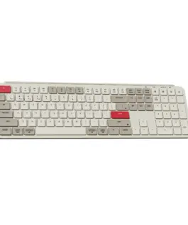 Alternative view of Безжична клавиатура Keychron B6 Pro Ultra-Slim - Retro Red