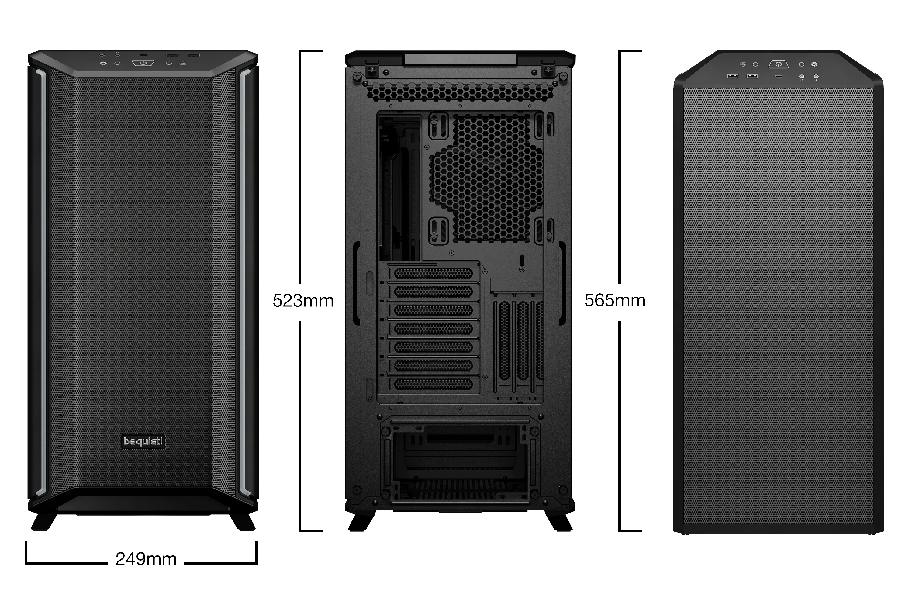 be quiet! кутия Case EATX - Dark Base 701 Black - Image 142