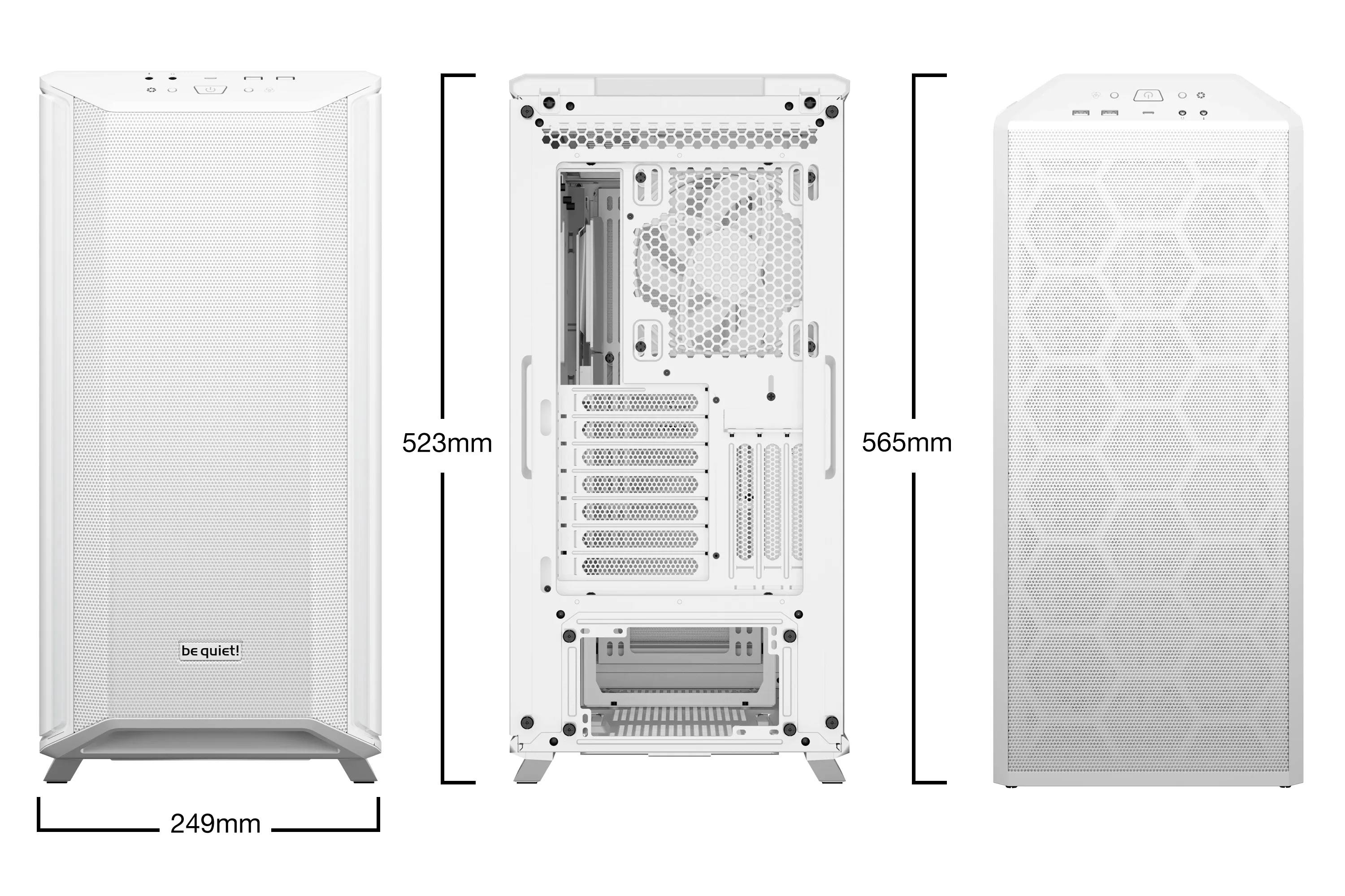 be quiet! кутия Case EATX - Dark Base 701 White - Image 137