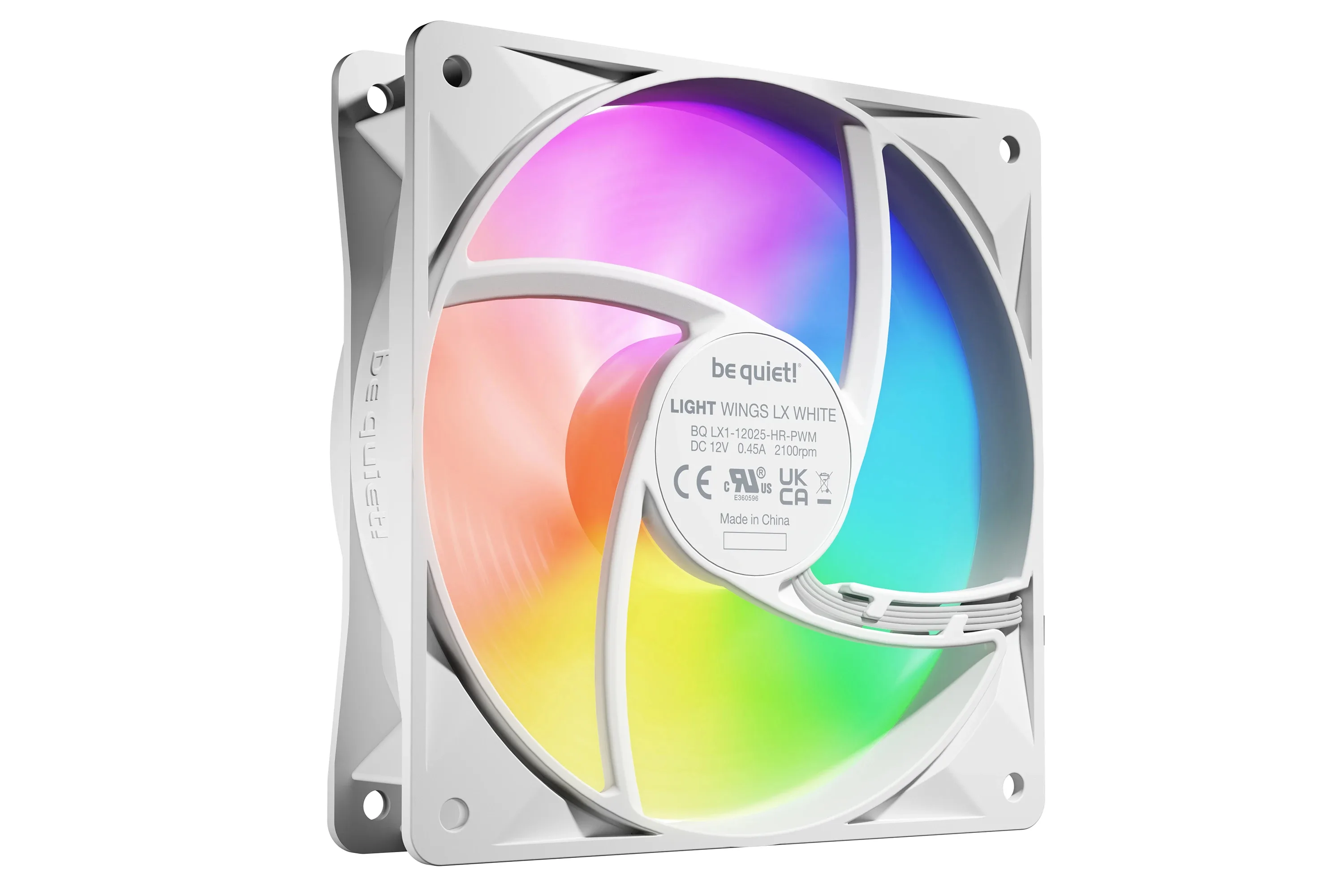 be quiet! комплект вентилатори Fan Pack 3-in-1 3 x 120mm - LIGHT WINGS LX 120mm PWM high-speed White Triple-Pack - Image 152