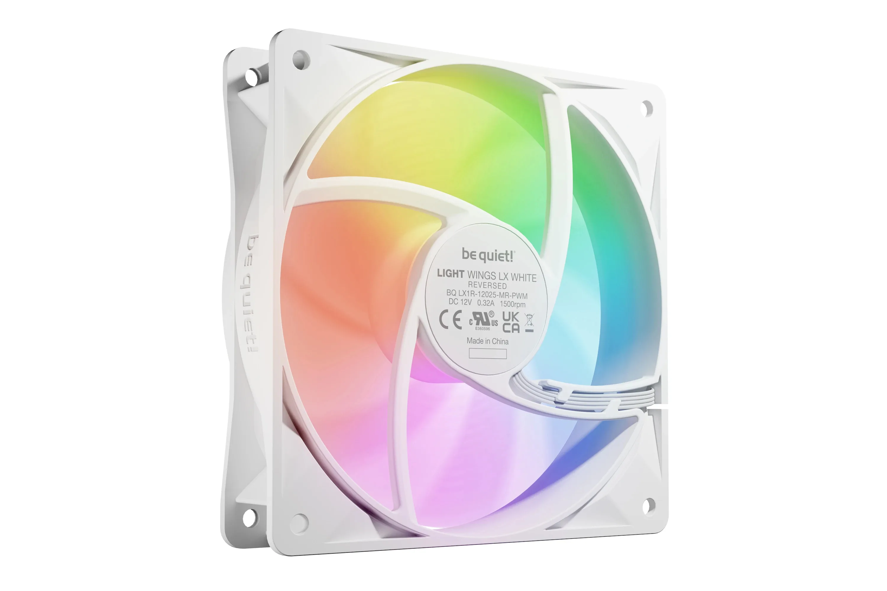 be quiet! вентилатор Fan 120mm - LIGHT WINGS LX 120mm PWM Reverse White - Image 118