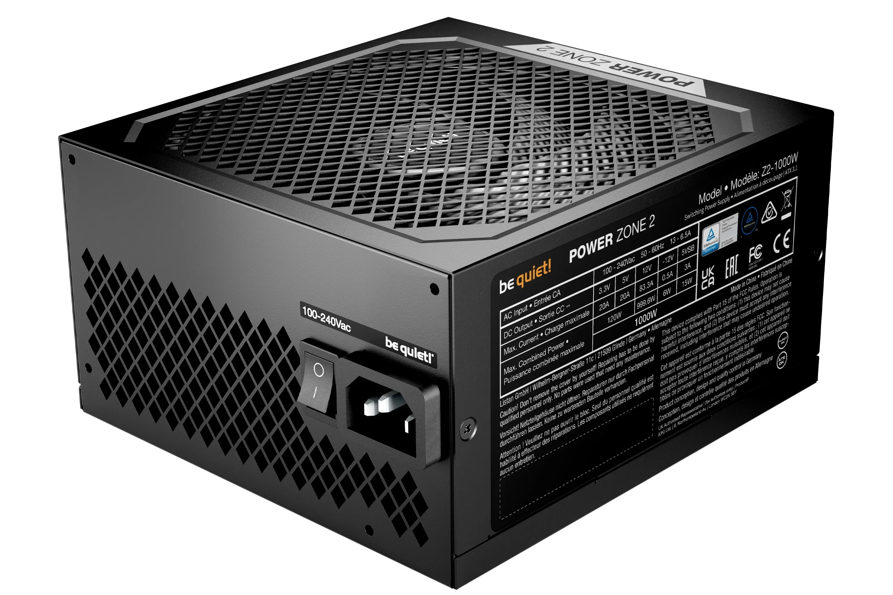 be quiet! захранване PSU ATX 3.1 Platinum - POWER ZONE 2 1000W - Image 138
