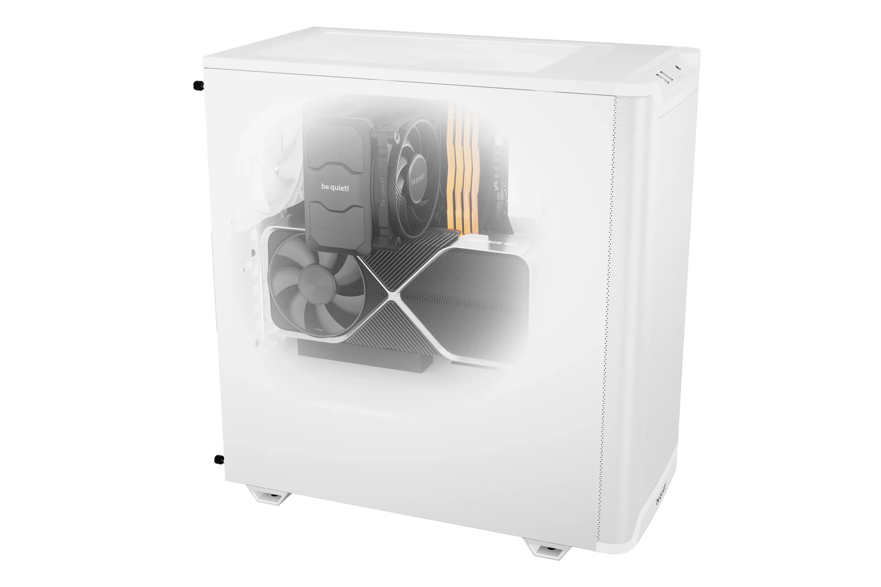 be quiet! кутия Case ATX - Pure Base 501 Airflow White - Image 145