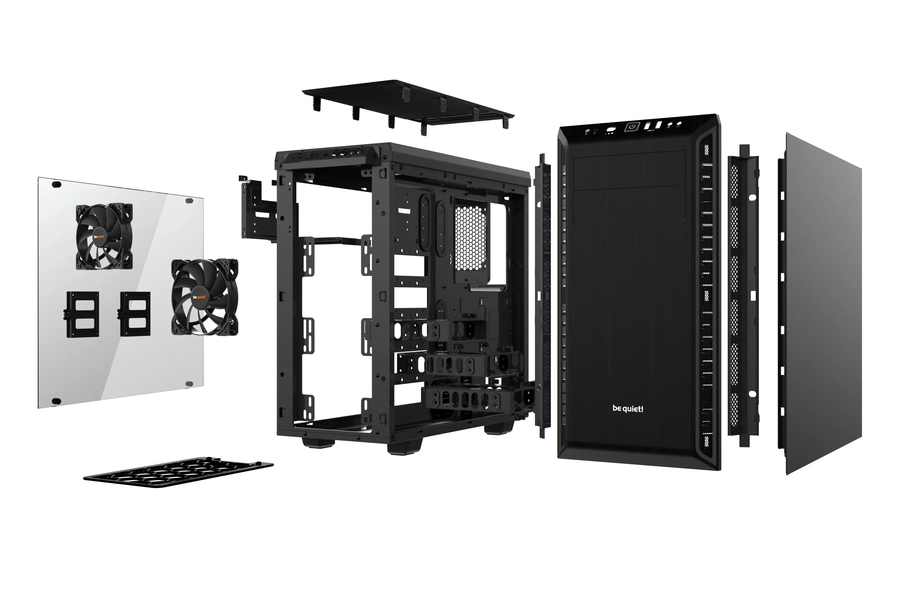 be quiet! кутия Case ATX - Pure Base 600 Window Black - Image 184