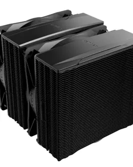 Alternative view of be quiet! охладител за процесор CPU Cooler - Pure Rock Pro 3 Black - Dual-Tower