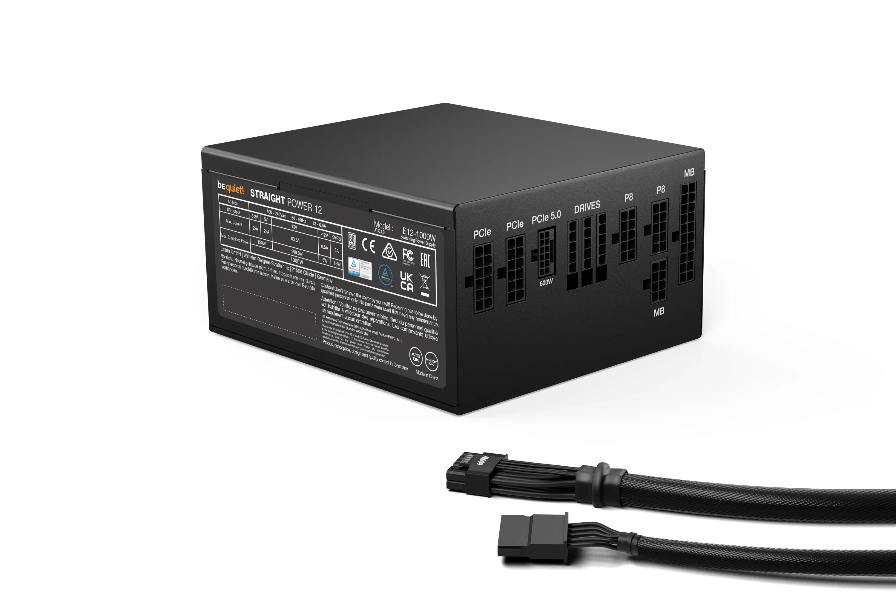 be quiet! захранване PSU ATX 3.1 Platinum - Straight Power 12 1000W - Image 122
