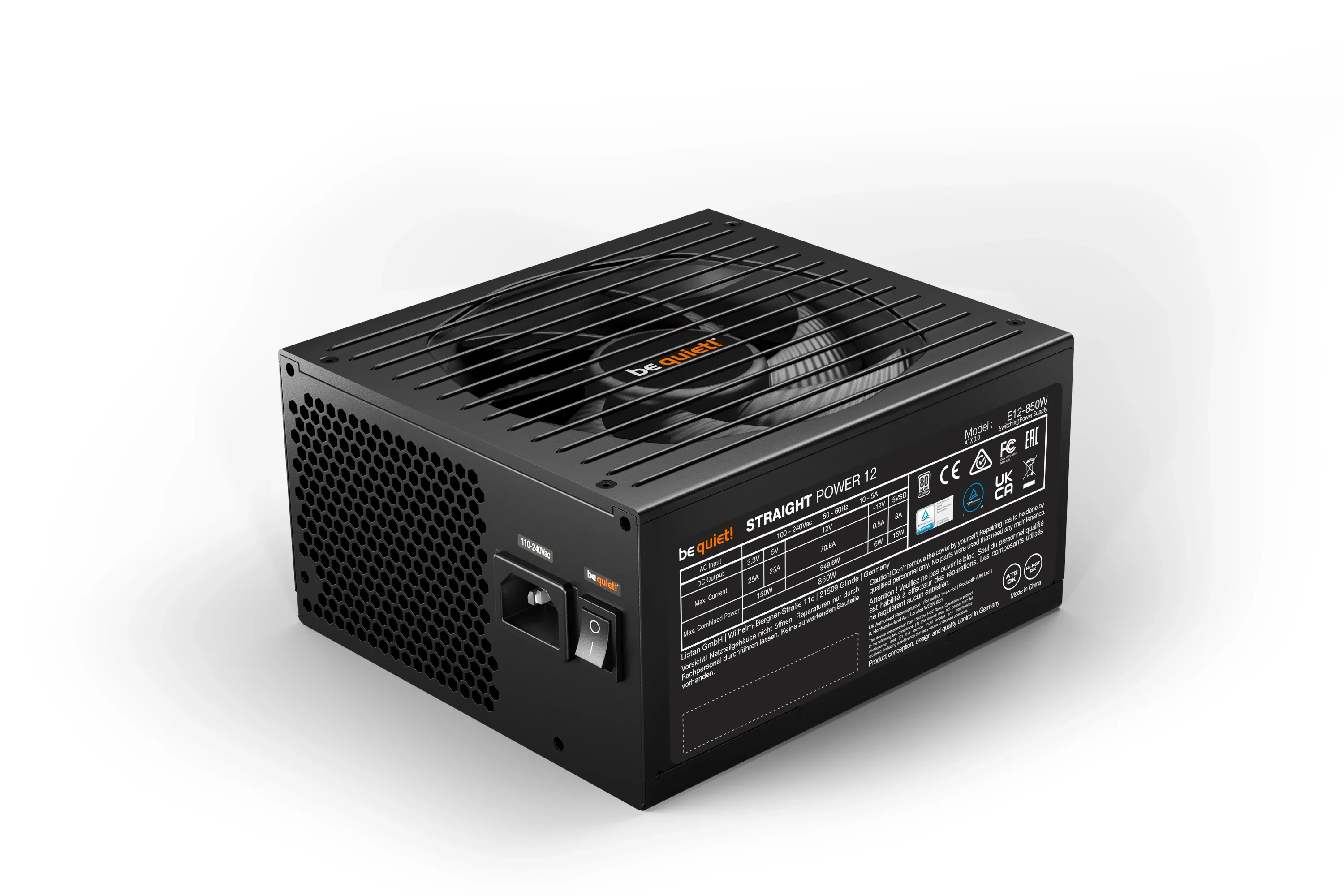 be quiet! захранване PSU ATX 3.1 Platinum - Straight Power 12 850W - Image 138
