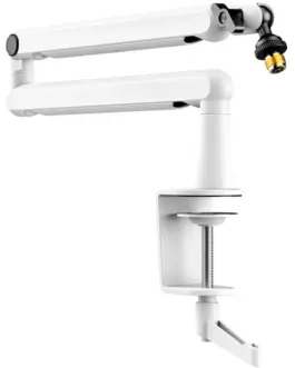 Стойка за микрофон FIFINE BM88 White High End Boom Arm Stand