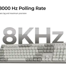 Alternative view of Геймърска Механична клавиатура Keychron C2 Pro 8K QMK - Super Brown Switch, Full Size