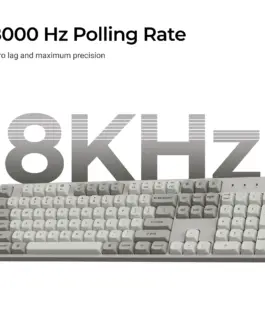 Alternative view of Геймърска Механична клавиатура Keychron C2 Pro 8K QMK - Super Brown Switch, Full Size