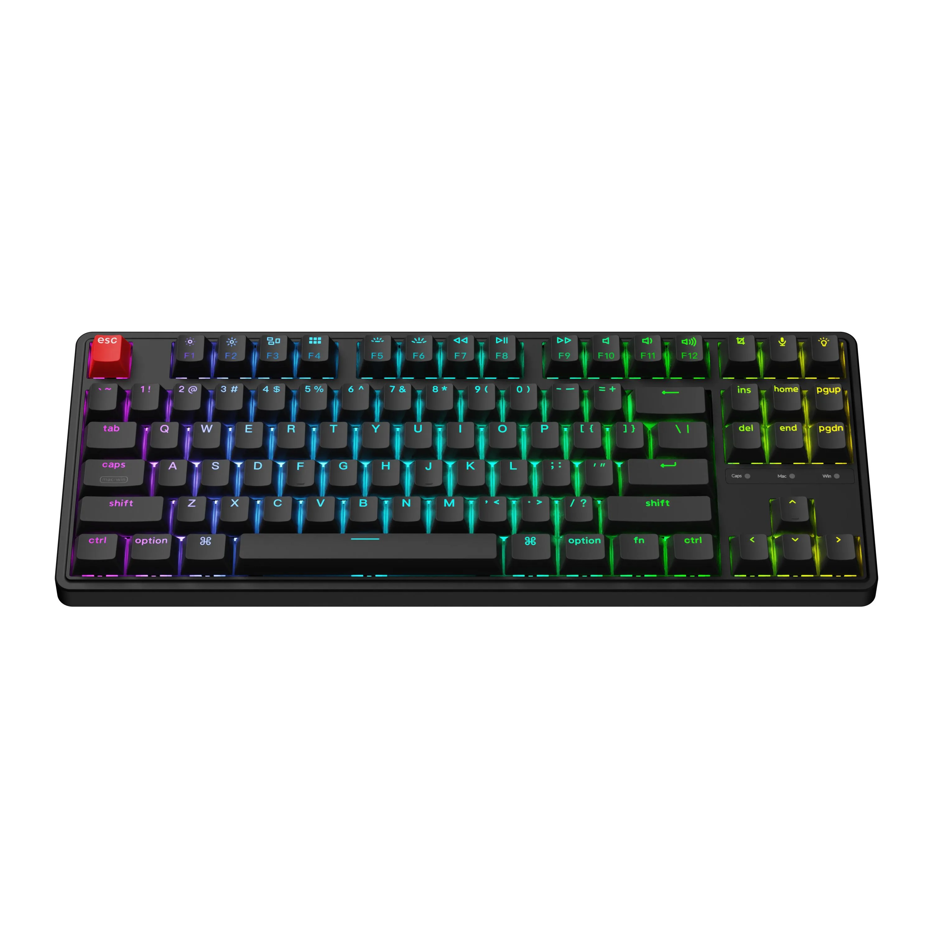 Геймърска Механична клавиатура Keychron C3 Pro 8K QMK - Super Brown Switch, Hot-Swappable, RGB - Image 3
