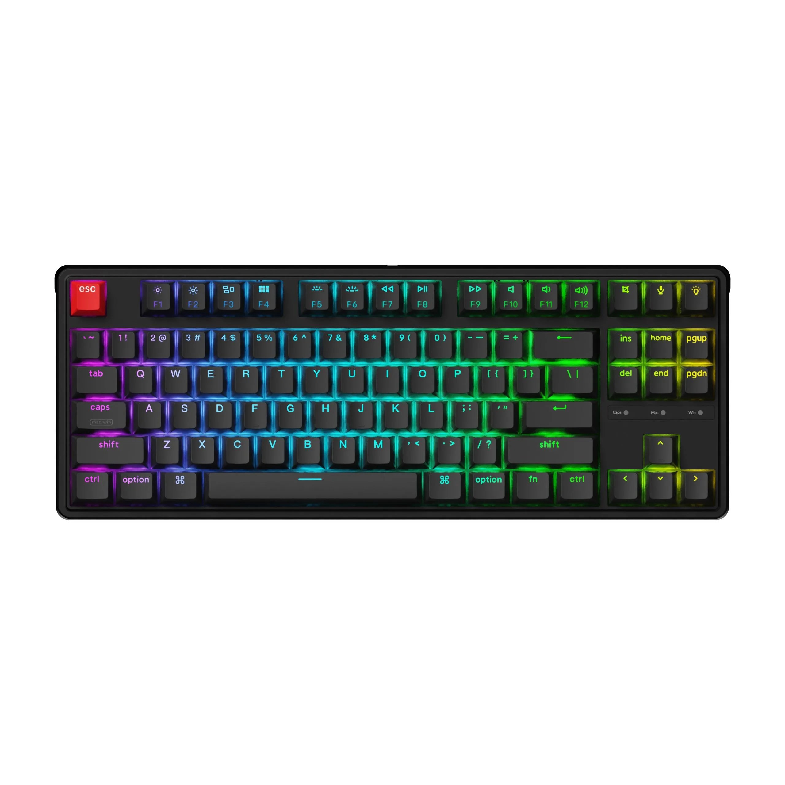 Геймърска Механична клавиатура Keychron C3 Pro 8K QMK - Super Brown Switch, Hot-Swappable, RGB - Image 2
