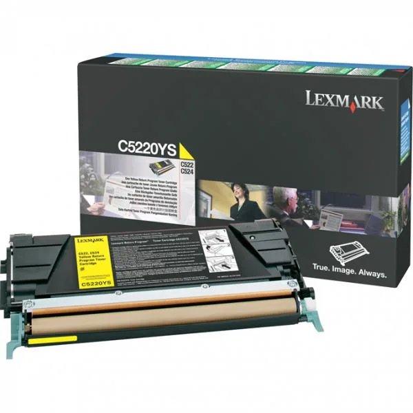КАСЕТА ЗА LEXMARK OPTRA C522/C524/C530/C532/C534 - Yellow - Return program cartridge - PN