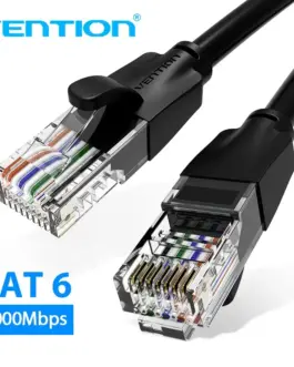 Vention Кабел LAN UTP Cat.6 Patch Cable - 0.5M Black - IBEBD