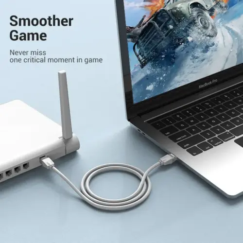 Vention Кабел LAN UTP Cat.6 Patch Cable – 1M Gray – IBEHF