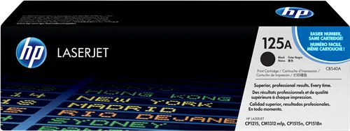 КАСЕТА ЗА HP Color Laserjet CP1215/CP1515N/CP1518/CM1312 - Black - /125A/ - PN CB540A