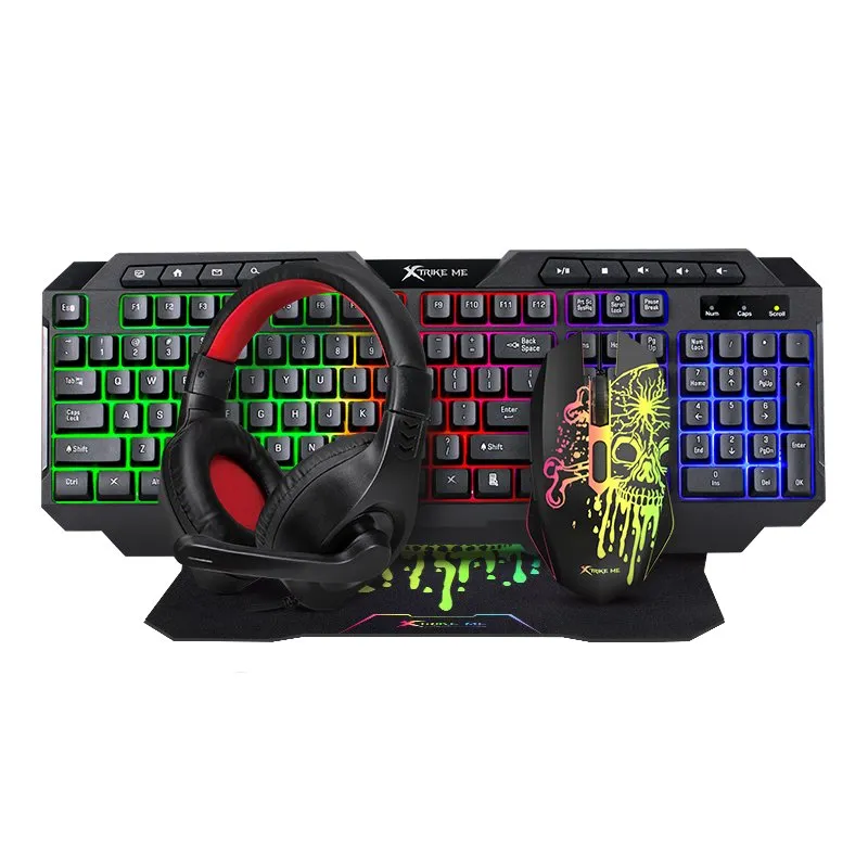 Xtrike ME Геймърски комплект Gaming COMBO CMX-415 - Keyboard Mouse Headset Mousepad -
