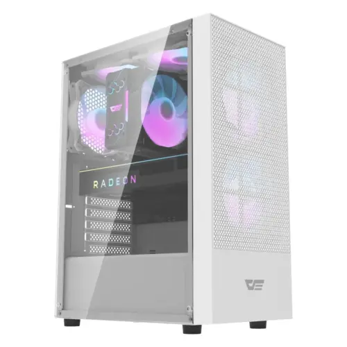 Darkflash кутия Case ATX - A290 White - 3 x 120 mm RGB fans included