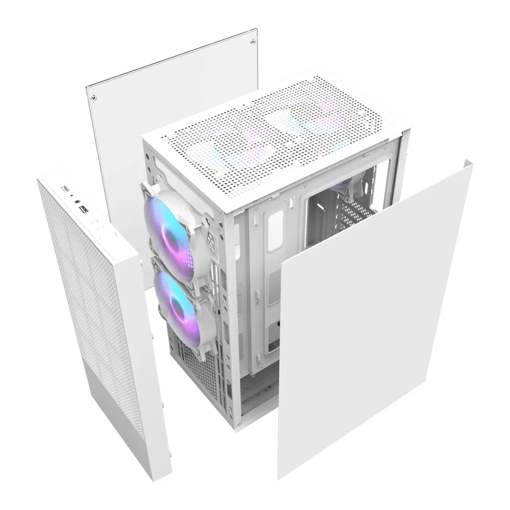 Darkflash кутия Case ATX - A290 White - 3 x 120 mm RGB fans included - Image 29