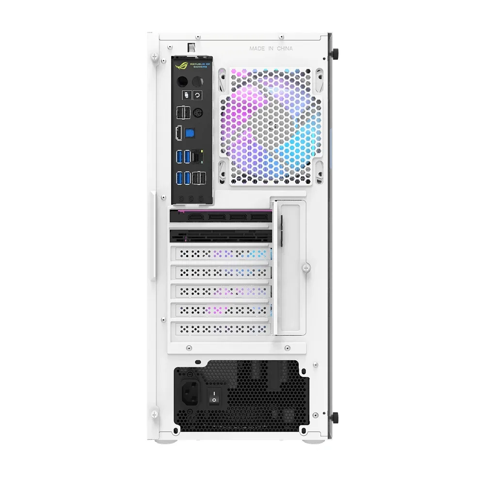 Darkflash кутия Case ATX - DK351 White - 4 fans included - Image 154