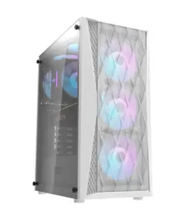 Darkflash кутия Case ATX - DK352 White - 4 fans included
