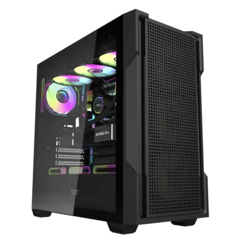 Darkflash кутия Case ATX - DS900 Mesh Black - 4 x 120 mm A-RGB fans included