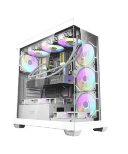 Darkflash кутия Case ATX - DS900 White - USB-C