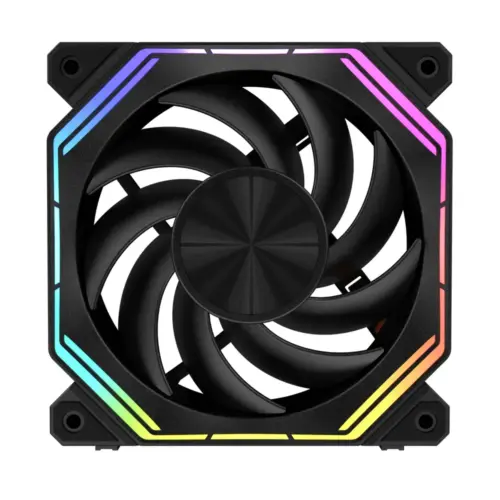 Darkflash Комплект вентилатори Fan Pack 3-in-1 3x120mm - INF34 Black Daisy-Chain Addressable